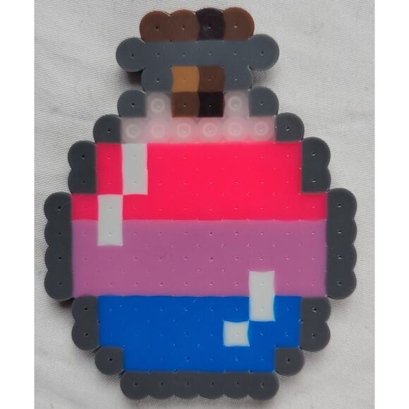 Bisexual LGBT Potion Perler Pixel Art - Picture 1 of 2